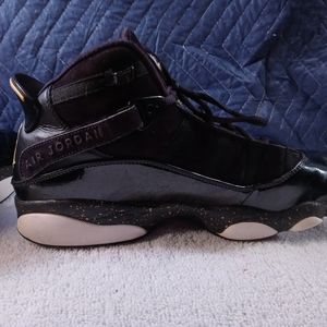 Women black air jordan high